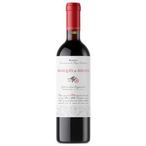 Bottle of Marqués de Arviza Selección Especial, a premium Rioja red wine.